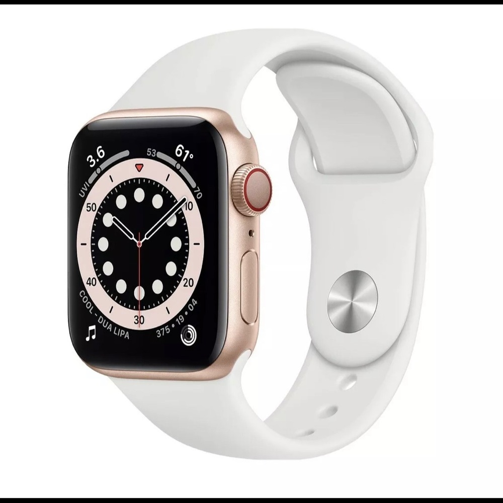 Apple watch ser 6 40mm Gold Aluminum GPS+cellular